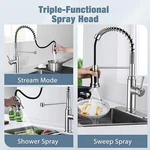 Kitchen Faucet-watersong Sink Pull-down WS062100BN. Fixed Price $50.12.