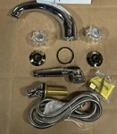 Danze Melrose Collection 2-HANDLE Roman Faucet Trim W/ Shower D309702CPBVT New. Fixed Price $89.00.