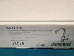 Jaclo Uptown 6677-PN Contempo Single Hole Faucet Polished Nickel *read*. Fixed Price $139.99.