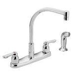 Moen 8792 Chrome Two-handle Kitchen Faucet. Fixed Price $245.92.