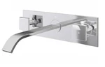 Vigo Modern -two Handle Wall Mount Bathroom Faucet Chrome Finish #VG05002CH. Fixed Price $100.00.