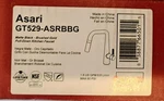 Pfister GT529-ASRBBG Kitchen Faucet Matte Black & Brushed Gold. Fixed Price $199.99.