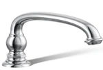 Kohler Artifacts Deck-mount Bath Spout In Vibrant Polished Chrome (K-72778-CP). Fixed Price $350.00.