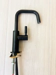 Brand New Matte Black Brizo Odin Beverage Faucet With Square Spout 61365LF-C-BL. Fixed Price $275.00.