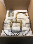 Newport Brass 9458/10 Chesterfield Bridge Kitchen Faucet, Satin Bronze, 1.8 Gpm. Fixed Price $1929.99.