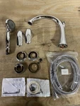 Delta T4738 Lahara Deck Mounted Roman Tub Filler Trim With Hand Shower *read*. Fixed Price $62.99.