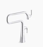 Kohler K-22067-CP Graze Kitchen Sink Wall Mount Pot Filler Polished Chrome. Fixed Price $379.99.