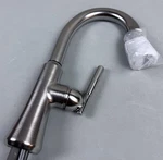 Delta 9979-AR-DST Coranto 1.8 Gpm Single Hole Pull Down Bar Faucet, Stainless. Fixed Price $179.85.