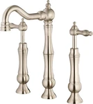 Belle Foret BFN37201SN Montpellier Widespread Vessel Sink Faucet, Satin Nickel. Fixed Price $189.99.