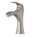 Bathroom Sink Faucet Single Handle Waterfall Spot Defense Brushed Nickel Pfister. Fixed Price $179.99.