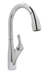 Kingston Brass Touch Pull Down Kitchen Faucet W/o Deck Plate Chrome K1823501-SPM. Fixed Price $135.00.