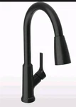 Elkay Matte Black Single Handle Kitchen Faucet. Fixed Price $44.00.