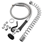 Hwm Commercial Sink Sprayer Valve With 44 Flexible Stainless Steel Pre Rinse. Fixed Price $111.36.