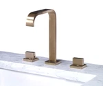 Sink Faucet Ambella Home Satin Brass Modern Aesthetic Design 01090-190-700. Fixed Price $160.00.