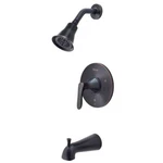 Pfister LG89 Weller One Handle Bathtub & Shower Faucet, Tuscan Bronze Trim. Fixed Price $273.78.