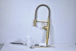Kohler Sous Single-handle Semi Pro Kitchen Faucet Virbrant Brushed Moderne Brass. Fixed Price $223.19.