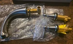 Glacier Bay Adley HD67416-3604 Deck-mount Roman Tub Faucet In Brushed Nickel. Fixed Price $69.99.