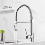 Owofan Spring Kitchen Sink Faucet Commercial Single 1 Standard, E-chrome. Fixed Price $90.99.