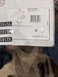 Delta 598LF-PNMPU Cassidy Single-hole Waterfall Bathroom Faucet, Polished Nickel. Fixed Price $175.00.