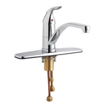 Chicago Faucets 431-ABCP Kitchen FAUCET,MANUAL,BRASS,1.5 Gpm 29RR68. Fixed Price $197.50.