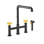 Swiss Madison SM-KF79 Avallon Pro 2 Gpm Widespread Kitchen Faucet Matte Black. Fixed Price $416.35.