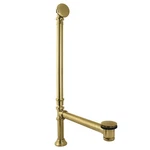 Vintage Swivel Ball Toe Touch Tub Waste And Overflow Polished Chrome. Fixed Price $309.11.