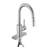 Vevor Single Handle Sink Faucet Brushed Nickel Pull-down Kitchen. Fixed Price $39.99.