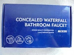 Zalerock Single-handle Rectangular Waterfall Wall Mounted Bathroom Faucet Black. Fixed Price $82.46.