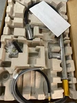 Kohler K-28267-CP Semi-pro Kitchen Faucet, 1.5 Gpm, Docknetik, Sweep Spray, Chro. Fixed Price $565.99.