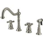 Kingston Brass KS179.AXBS Heritage 1.8 Gpm Widespread Kitchen - Nickel. Fixed Price $337.97.