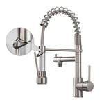 Aimadi Kitchen Faucet Model AM193345 Brushed Nickel Pull Down Sprayer. Fixed Price $179.99.