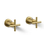 Kohler T14429-3-2MB Purist Deck-mount Bath Faucet W/ Cross Design Slight Wear. Fixed Price $457.82.