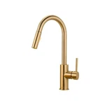 Forious Gold Kitchen Faucets, With Pull Down Sprayer Brushed .... Fixed Price $131.31.