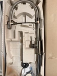 Delta Trinsic 9659-KS-DST Pull-down Spring Kitchen Faucet Black Stainless. Fixed Price $507.63.