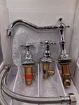 Kbc Kitchen Collection Classic Chrome Bathroom Faucet Set. Fixed Price $45.00.