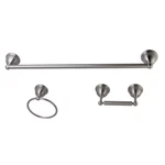 Kingston Brass Restoration 3-PIECE Bathroom Hardware. Fixed Price $145.52.