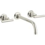 Kohler K-T14414-4-SN Purist Widespread Bathroom Faucet, Polished Nickel*read*. Fixed Price $387.99.
