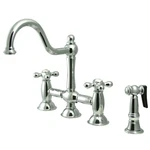 Kingston Brass KS379.AXBS Restoration 1.8 Gpm Widespread Bridge - Chrome. Fixed Price $487.47.
