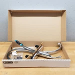 Delta 140-DST Chrome Kitchen Faucet, Single Handle, Deck Less Spray New. Fixed Price $72.19.