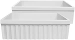 Whitehaus WHQ330 30" Quatro Alcove Reversible Single Basin -. Fixed Price $735.00.