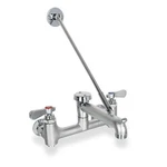 Phivan PV-S001R Commercial Mop Sink Faucet Wall Mount 8 Brass Chrome Plated. Fixed Price $145.57.