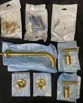 Kohler Purist Wall-mount Faucet Trim, 9" Spout, Lever Handles, Valve Required. Fixed Price $531.99.