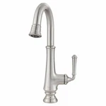American Standard 4279410.075 Delancey Pull-down Bar Faucet, Stainless Steel. Fixed Price $250.00.