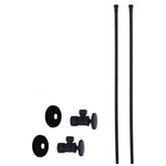 Westbrass Bullnose Faucet Kit With Round Handles, 5/8" Od X 3/8" 20", Ma.... Fixed Price $70.78.
