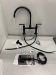 Kohler Edalyn Bridge With Side Spray Matte Black 28356-BL. Fixed Price $503.95.