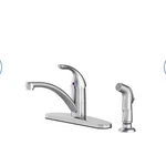Kitchen Faucet, Project Source Everfield Single Handle Mid-arc $53.98 At Lowes!. Fixed Price $26.99.
