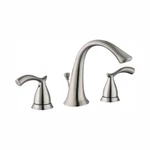 Edgewood 8 In. Widespread 2-HANDLE Bathroom Faucet Brushed Nickel By Glacier. Fixed Price $94.45.