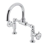 Kingston Brass KS217.RKX Webb 1.8 Gpm Bridge Kitchen Faucet - Chrome. Fixed Price $584.97.
