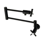 Kingston Brass KS410.ZX Millennium 4.0 Gpm Hole Wall Mounted - Black. Fixed Price $607.72.
