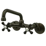 Openbox Kingston Brass KS213ORB Victorian Two Handle Wall Mount Kitchen Faucet. Fixed Price $190.28.